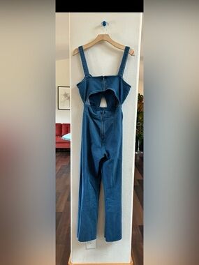 Jealous Tomato Denim Blue Women's Jean Overalls Top